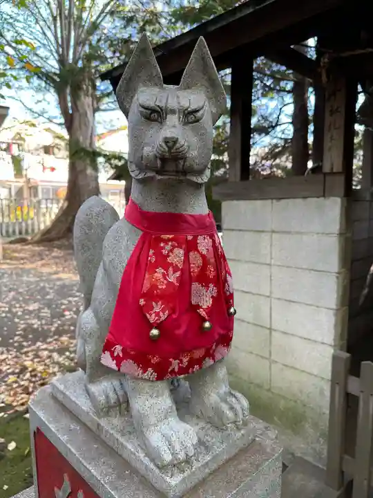 上石原若宮八幡神社の狛犬