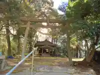 松谷阿蘇神社の鳥居