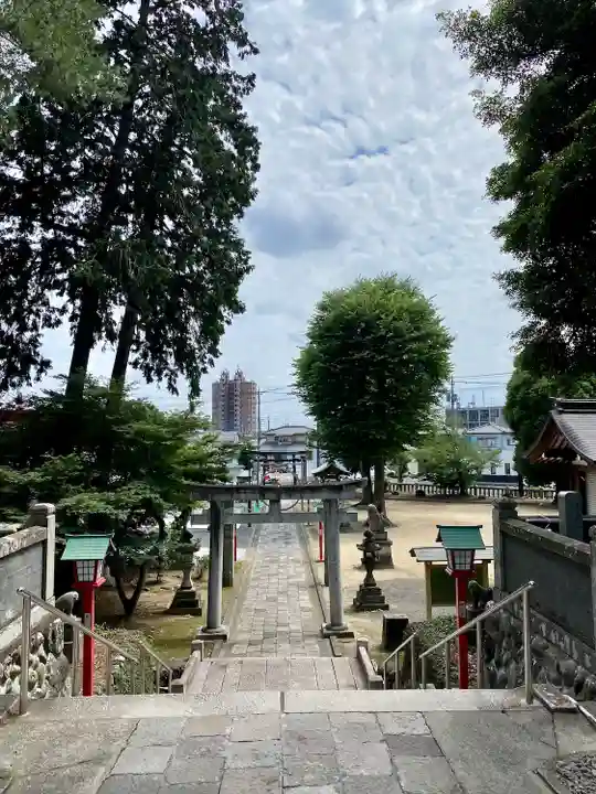 下野國一社八幡宮の鳥居