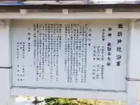 諏訪神社の歴史