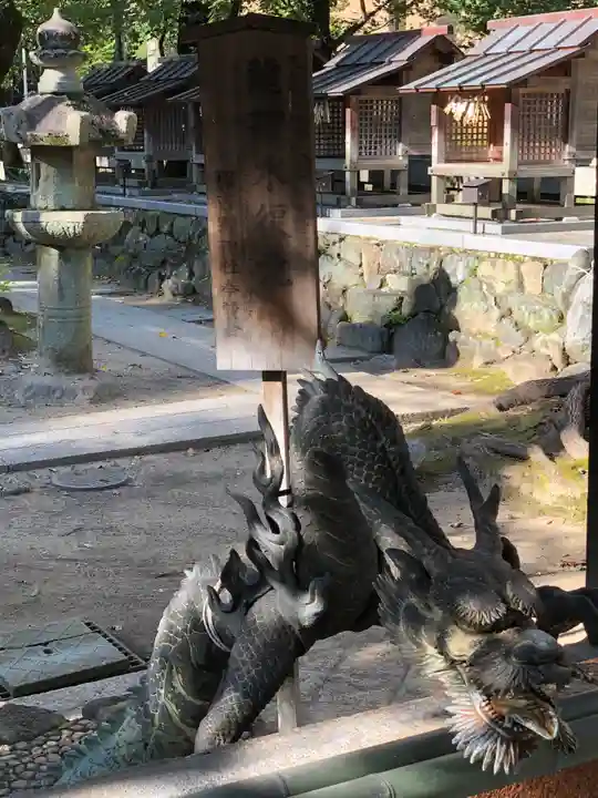 那古野神社の手水舎