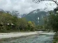 穂高神社奥宮の周辺