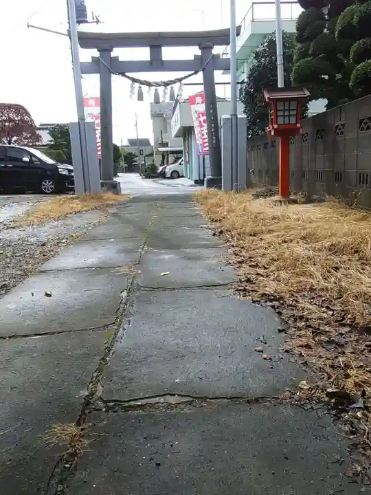 中神熊野神社の鳥居
