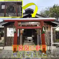 七重浜海津見神社の鳥居