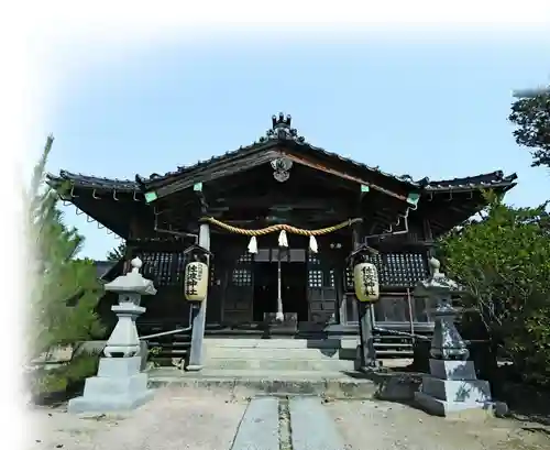 周防國総社宮 佐波神社の本殿・本堂