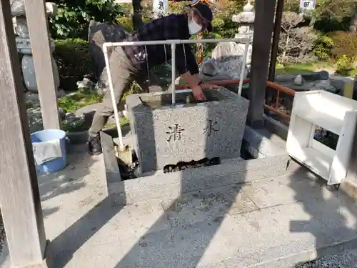 尾張猿田彦神社の手水舎