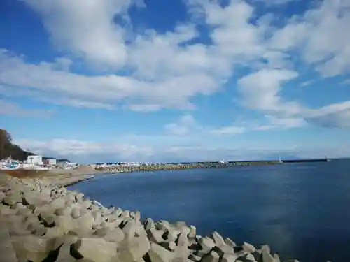 羅臼神社の景色