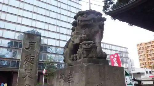 阿邪訶根神社の狛犬