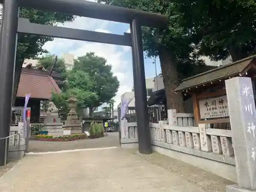 高円寺氷川神社の鳥居