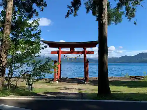 御座石神社の鳥居