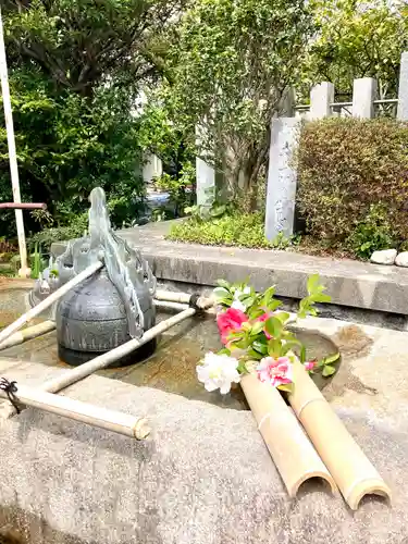 徳王稲荷社・金刀比羅社の手水舎