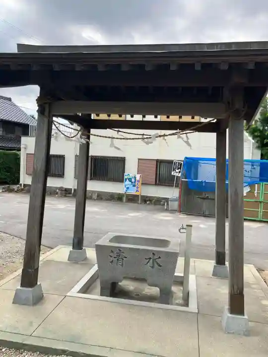 神明社 (鎌谷町北屋敷)の手水舎