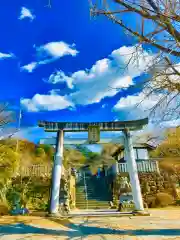 加波山三枝祇神社本宮の鳥居