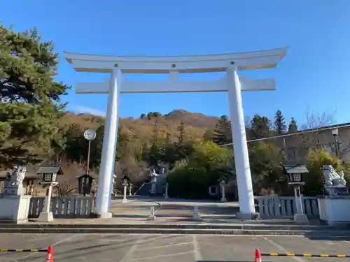 山梨縣護國神社の鳥居