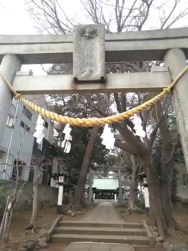 下高井戸八幡神社の鳥居
