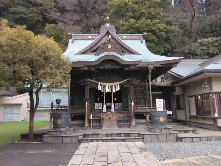 根岸八幡神社の本殿・本堂