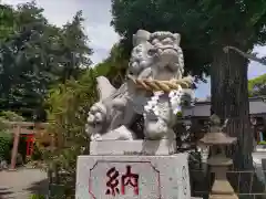 亀ケ池八幡宮の狛犬