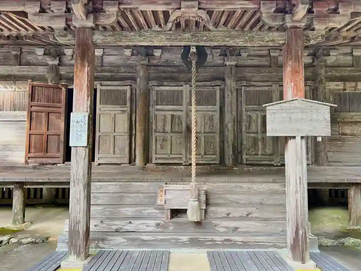 妙楽寺の本殿・本堂