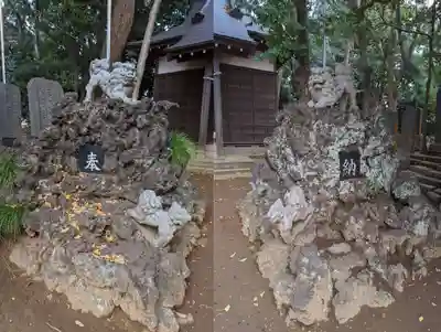 根上神社の狛犬