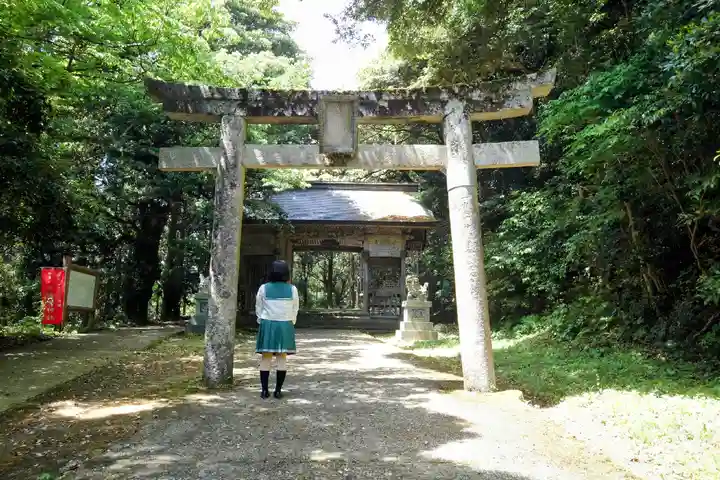 倭文神社の鳥居