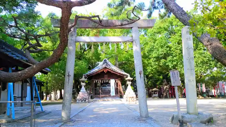 八幡社(白山社八幡社)の鳥居