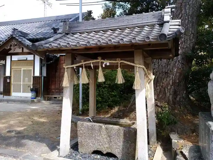 八幡社(大谷八幡社)の手水舎