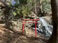 母の白滝神社の鳥居