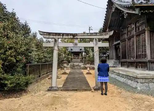 素盞嗚社の鳥居