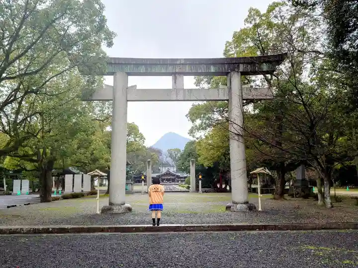 讃岐宮 香川縣護國神社の鳥居