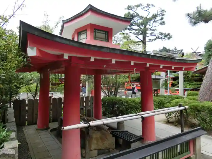 車折神社の手水舎