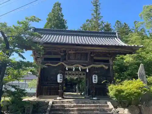 皆神神社の山門・神門