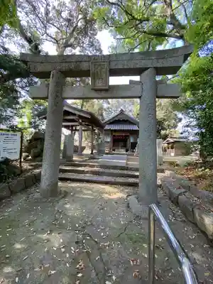 梅林八幡宮の鳥居