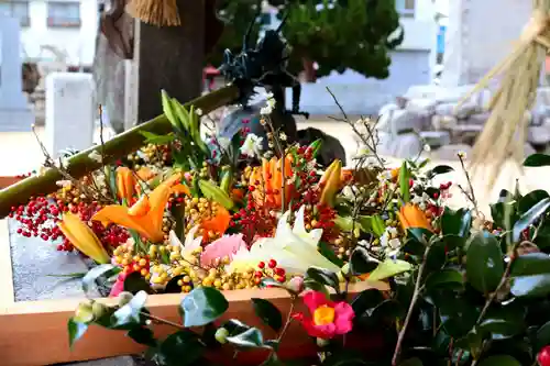 三津厳島神社の手水舎