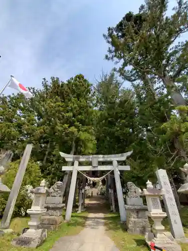 夏井諏訪神社の鳥居