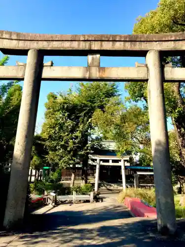 生國魂神社の鳥居