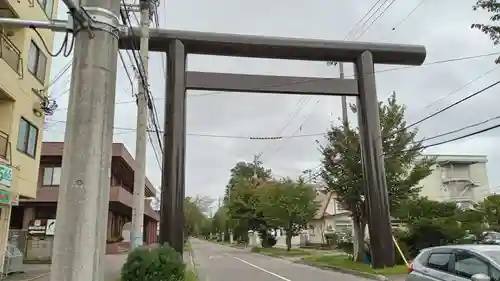 帯廣神社の鳥居