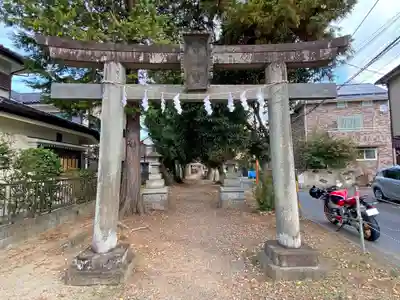 青渭神社の鳥居