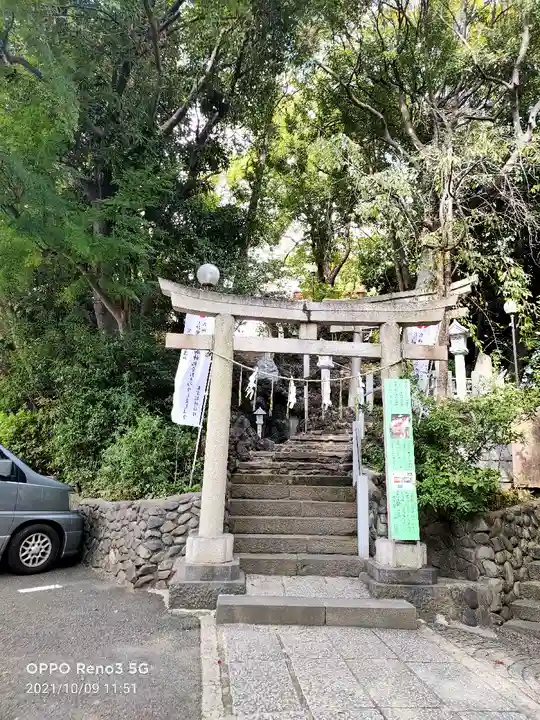 多摩川浅間神社の鳥居