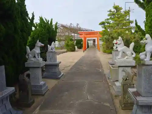 妻恋稲荷神社の狛犬