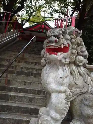 三田春日神社の狛犬