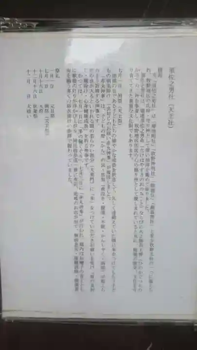 須佐之男社の歴史