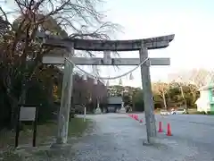 古村積神社の鳥居