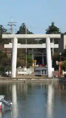 息栖神社の鳥居