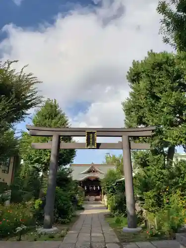 鷺宮八幡神社の鳥居