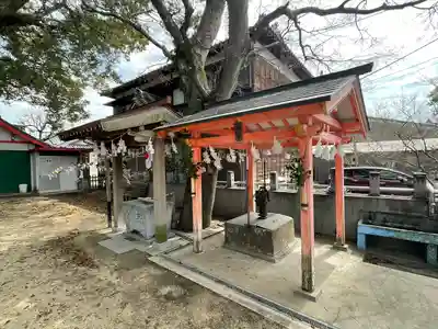 粟島神社の手水舎