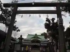 諏訪神社の鳥居