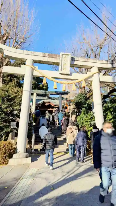 鳩ヶ谷氷川神社の鳥居