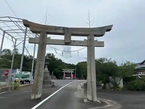 湊八坂神社の鳥居