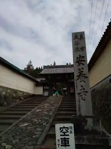 安養寺  の山門