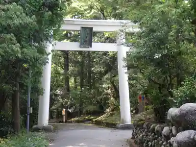 雄山神社前立社壇の鳥居